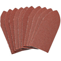 Draper 99262 APT259 Hook and Loop Sanding Sheets 120 Grit 32x92mm (Pack of 10)
