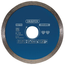 Draper 99779 DBC2 Continuous Diamond Blade (115mm)