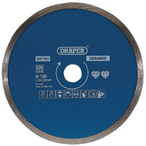Draper 99780 DBC3 Continuous Diamond Blade (180mm)
