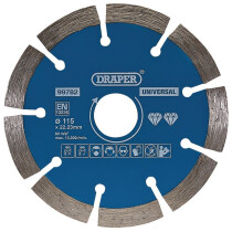 Draper 99782 DBS1 Segmented Diamond Blade (115mm)
