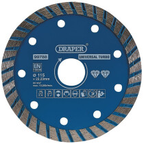 Draper 99788 DBT1 Turbo Diamond Blade (115mm)