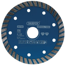 Draper 99789 DBT2 Turbo Diamond Blade (125mm)