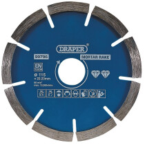 Draper 99796 DBM1 Mortar Raking Diamond Blade (115mm)