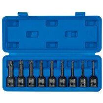 Draper 99184 410/9/TX 1/2" Drive 78mm Long Draper TX-STAR® Socket Bit Set (9 Piece)