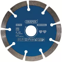 Draper 99783 DBS2 Segmented Diamond Blade (125mm)