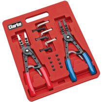 Clarke 1801686 CHT686 10" (254mm) Circlip Plier Set