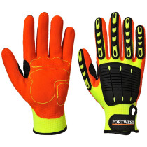 Portwest A721 Anti Impact Grip Glove - Yellow/Orange