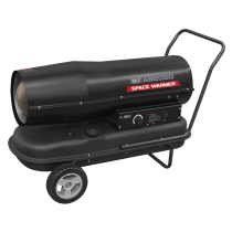 Sealey AB2050 Space Warmer Kerosene/Diesel Heater 205,000Btu/hr with Wheels