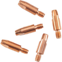 Clarke 8132346 Pack of 5 MB-25 M6 Weld Tips for MIG Euro Torch 