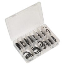 Sealey AB017CC Circlip Assortment 200pc Internal & External Metric