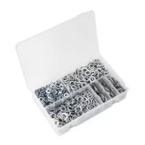 Sealey AB058SW Spring Washer Assortment 1010pc M6-M16 Metric Zinc DIN 127B