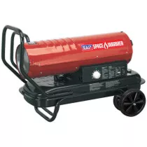 Sealey AB7081 Space Warmer Paraffin, Kerosene & Diesel Heater 70,000Btu/hr With Wheels
