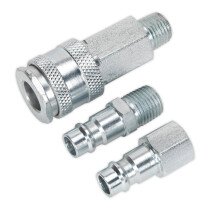 Sealey ACH60 Air Tool Coupling Kit 1/4"BSP High Flow