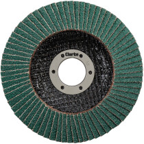 Clarke 6502393 Grit 60 115mm Zirconium Flap Disc 22mm Bore