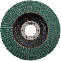 Clarke 6502393 Grit 60 115mm Zirconium Flap Disc 22mm Bore