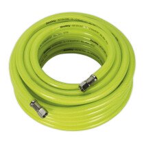 Sealey AHFC15 Air Hose High Visibility 15mtr x ø8mm with 1/4"BSP Unions