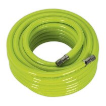Sealey AHFC1538 Air Hose High Visibility 15mtr x ø10mm with 1/4"BSP Unions