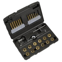 Sealey AK3026 Titanium Coated Hexagonal Tap & Die Set 26pc