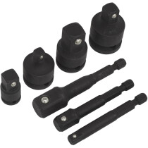 Sealey AK5522 Impact Socket Adaptor Set 7 Piece