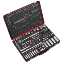 Sealey AK7926 Socket Set  1/4" & 1/2"Sq Drive 108pc - Premier Platinum Series