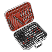 Sealey AK7982 Socket Set 216pc 1/4", 3/8" & 1/2"Sq Drive WallDrive