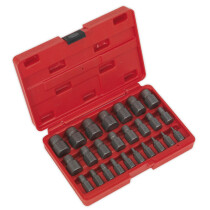 Sealey AK8182 Multi Spline Screw Extractor Set 25pc