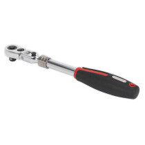 Sealey AK8983 Ratchet Wrench 3/8"Sq Drive Flexi-Head Extendable Platinum Series