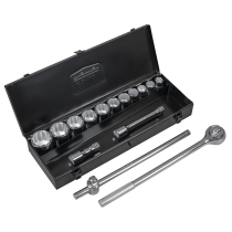Sealey AK2585 Premier Socket Set 3/4"Sq Drive 12-Point 15pc