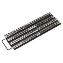 Sealey AK271B Socket Rail Tray Black 1/4", 3/8" & 1/2"Sq Drive
