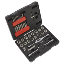 Sealey AK3039HM Tap & Hex Die Set 39pc