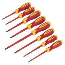 Sealey AK6124 Screwdriver Set 8pc VDE/TUV/GS Approved