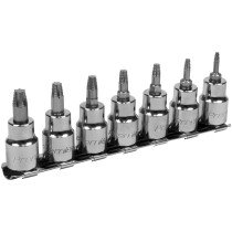 Sealey AK62263 TRX-Star* Socket Bit Set Lock-On™ 7 Piece 3/8" Drive 