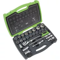 Sealey AK7961 Socket Set 26 Piece 1/2" Drive 6 Point WallDrive® Metric