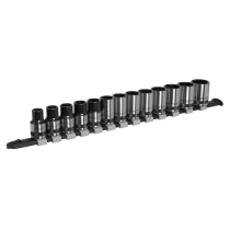 Sealey AK7994 Socket Set 13pc 1/2"Sq Drive Metric - Black Series