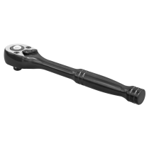 Sealey AK7997 Ratchet Wrench 1/4"Sq Drive - Premier Black