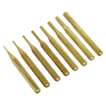 Sealey AKB08 Brass Pin Punch Set 8pc