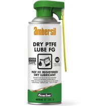 Ambersil 31589-AA NSF Registered Dry Film PTFE Lubricant 400ml x Twelve (Pack of 12)
