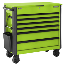 Sealey AP366HV Tool Trolley 6 Drawer - Green