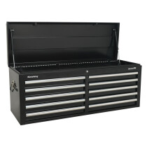 Sealey AP5210TB Topchest 10 Drawer with Ball Bearing Runners - Black
