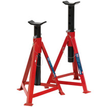 Sealey AS3000 Axle Stands 2.5ton Capacity per Stand 5ton per Pair Medium Height