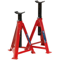 Sealey AS5000M Axle Stands 5ton Capacity per Stand 10ton per Pair Medium Height