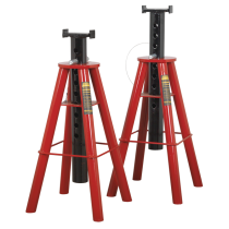 Sealey AS10H Axle Stands 10ton Capacity per Stand 20ton per Pair High Lift