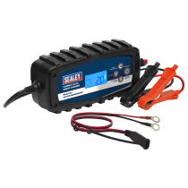 Sealey AUTOCHARGE400HF Compact Smart Charger & Maintainer 4A 9-Cycle 6/12V - Lithium