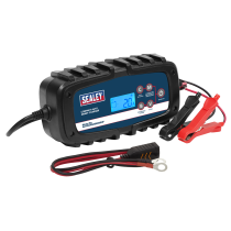 Sealey AUTOCHARGE650HF Compact Smart Charger & Maintainer 6.5A 9-Cycle 6/12V - Lithium