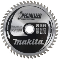 Makita B-33015 165x20mm 48T Circular Saw Blade - Specialised Plunge Cut Blade