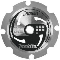 Makita B-22997 165mm 4 tooth PCD Specialised Circular Saw Blade for Fibre Cement Board