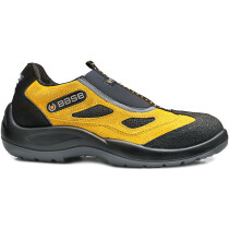 Portwest Base B0475 Classic Four Holes Safety Shoe - Black/Yellow