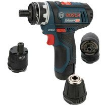 Bosch GSR 12V-15 FC 12V Flexiclick Drill/Driver with Accessory Set and 2x 2.0Ah Batteries in L-Boxx