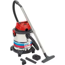 Clarke 6471104 Vac King 20V Brushless 4Ah 20L Stainless Steel Wet & Dry Vacuum Cleaner