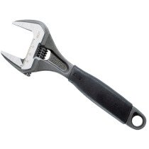 Bahco 9033 Adjustable Wrench 250mm (10") with 46mm Extra Wide Jaw BAH9033